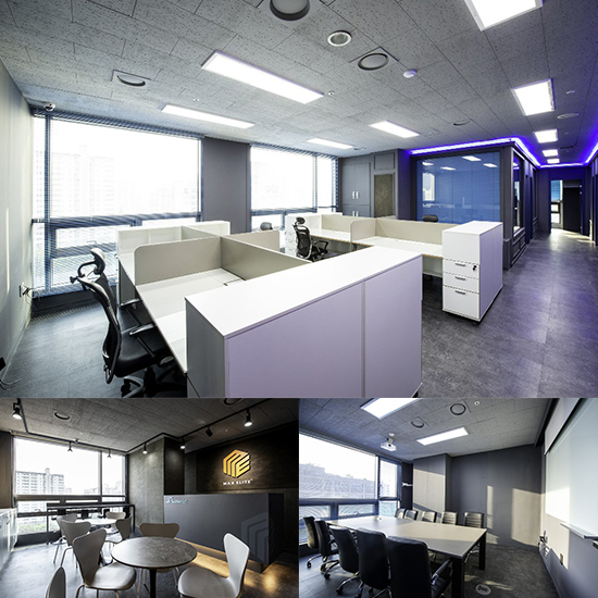 简约办公空间，照明设计提升氛围-1
