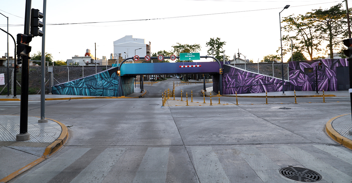 2019 年阿根廷布宜诺斯艾利斯城市艺术隧道干预-4