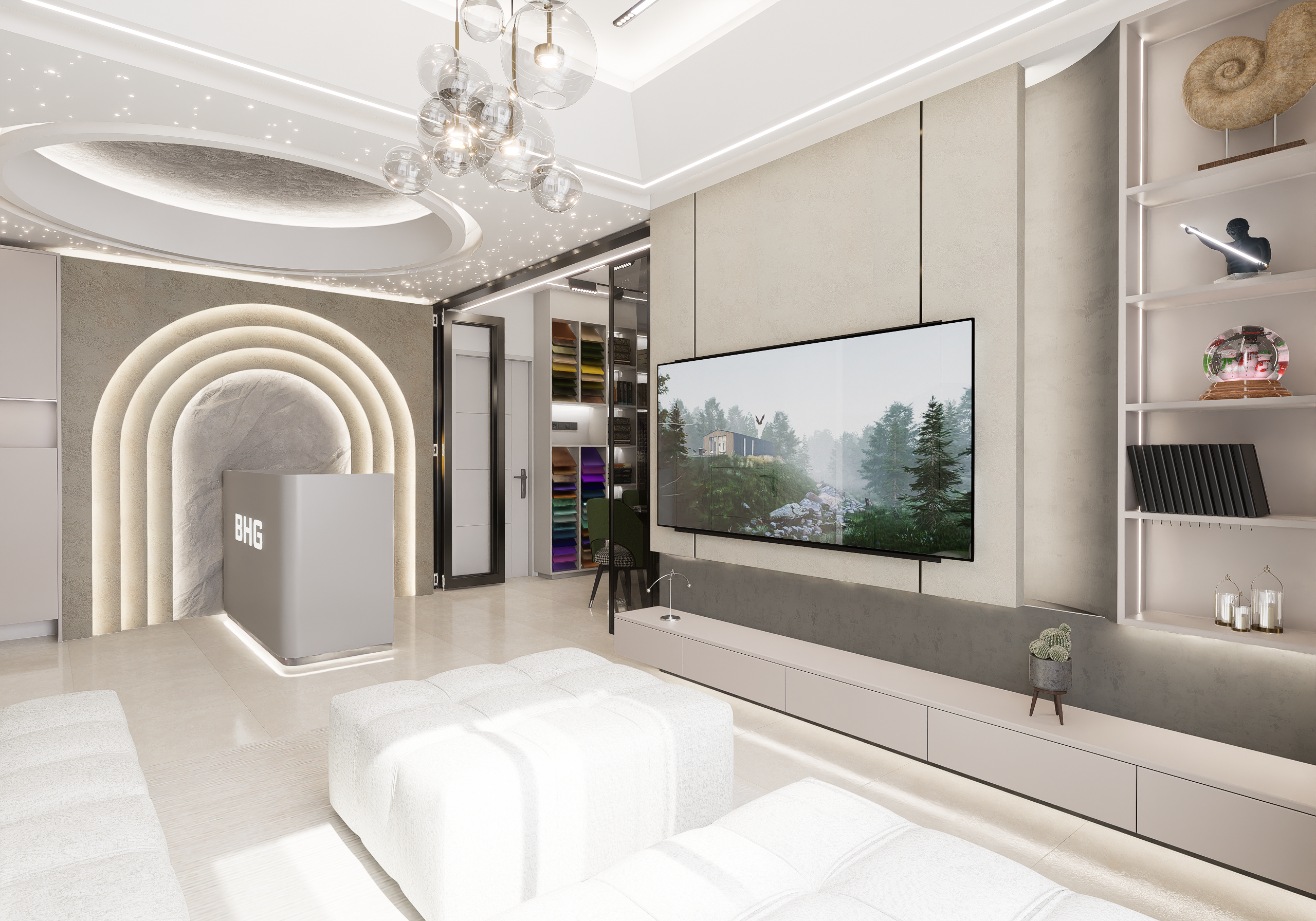 Residential Interior Design Desplay Center-1