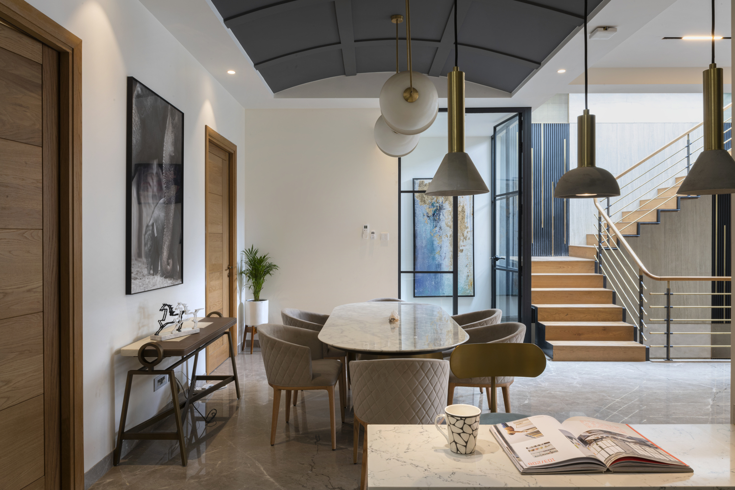 新德里三层私人住宅设计-34