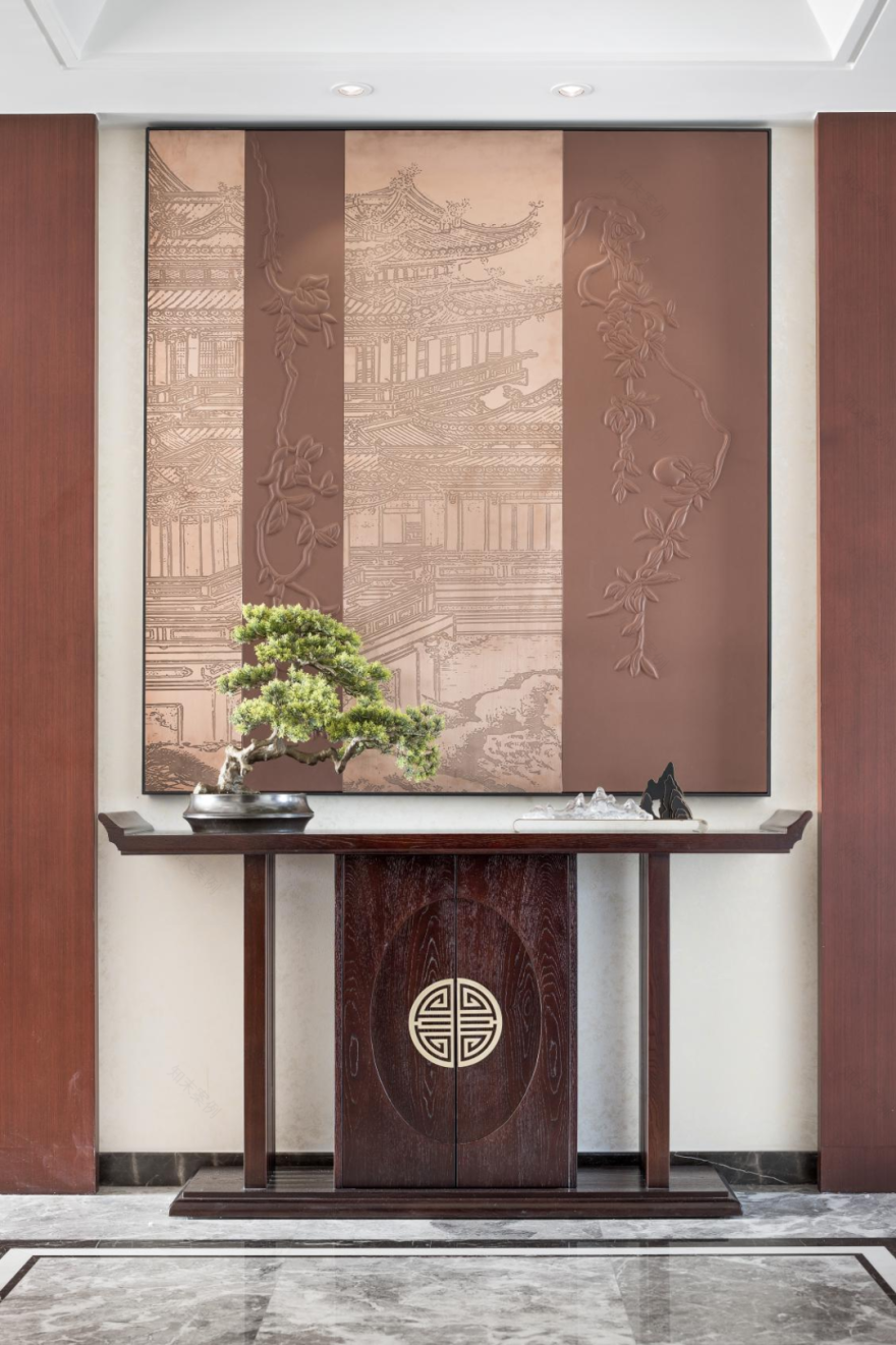 魅无界设计丨深圳壹号公馆:东方韵律,雅致生活。-2