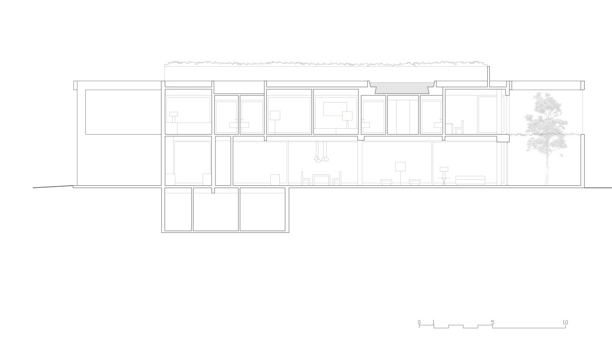 巴西圣保罗简约别墅,融入自然的绿意生活-48