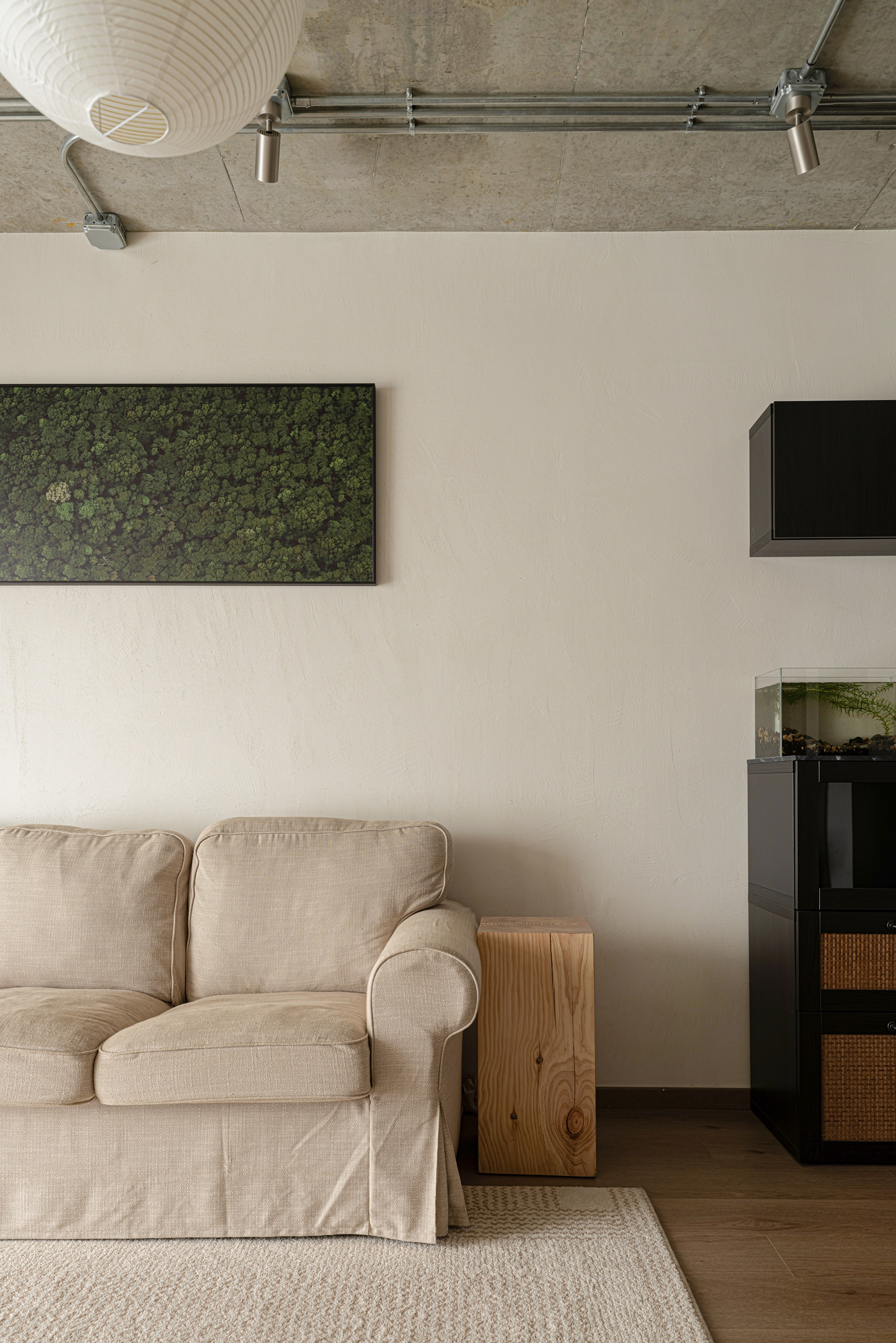 《木序》124㎡原木工业风丨中国成都丨宏福樘设计-3