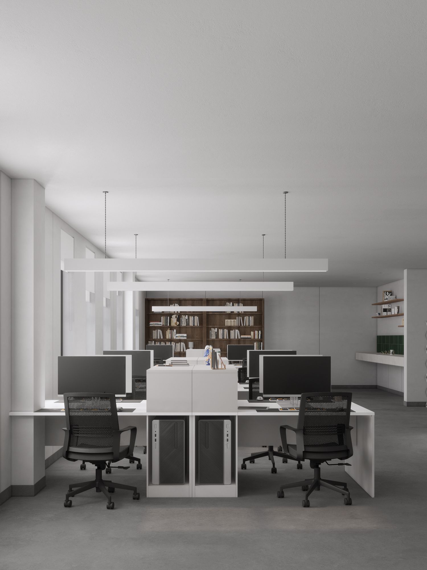 Enscape渲染｜笕桥里的办公空间-4
