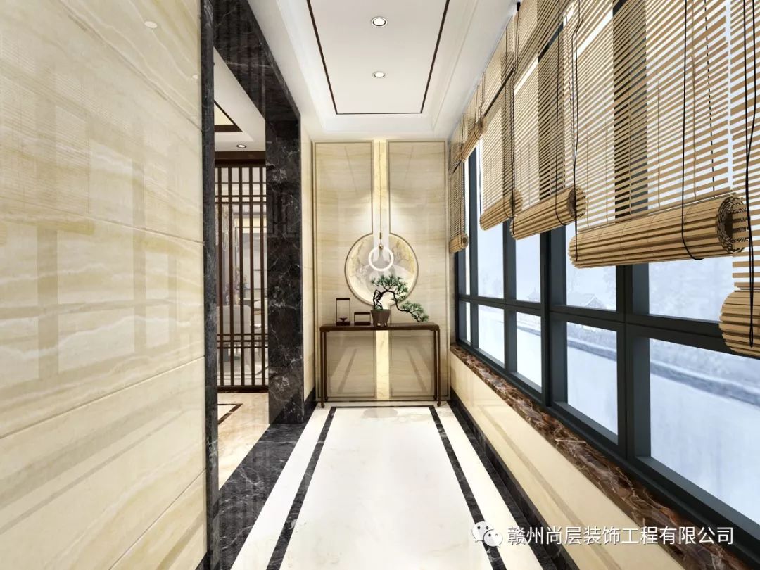 尚层设计——赣州嘉福•金融中心 183㎡大平层 | 简约新中式,修养身心-18