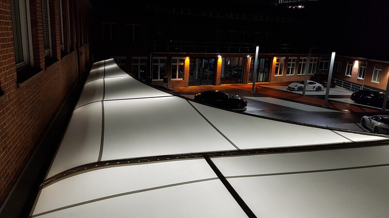 str.ucture | Projekt Membrandach Porsche-24