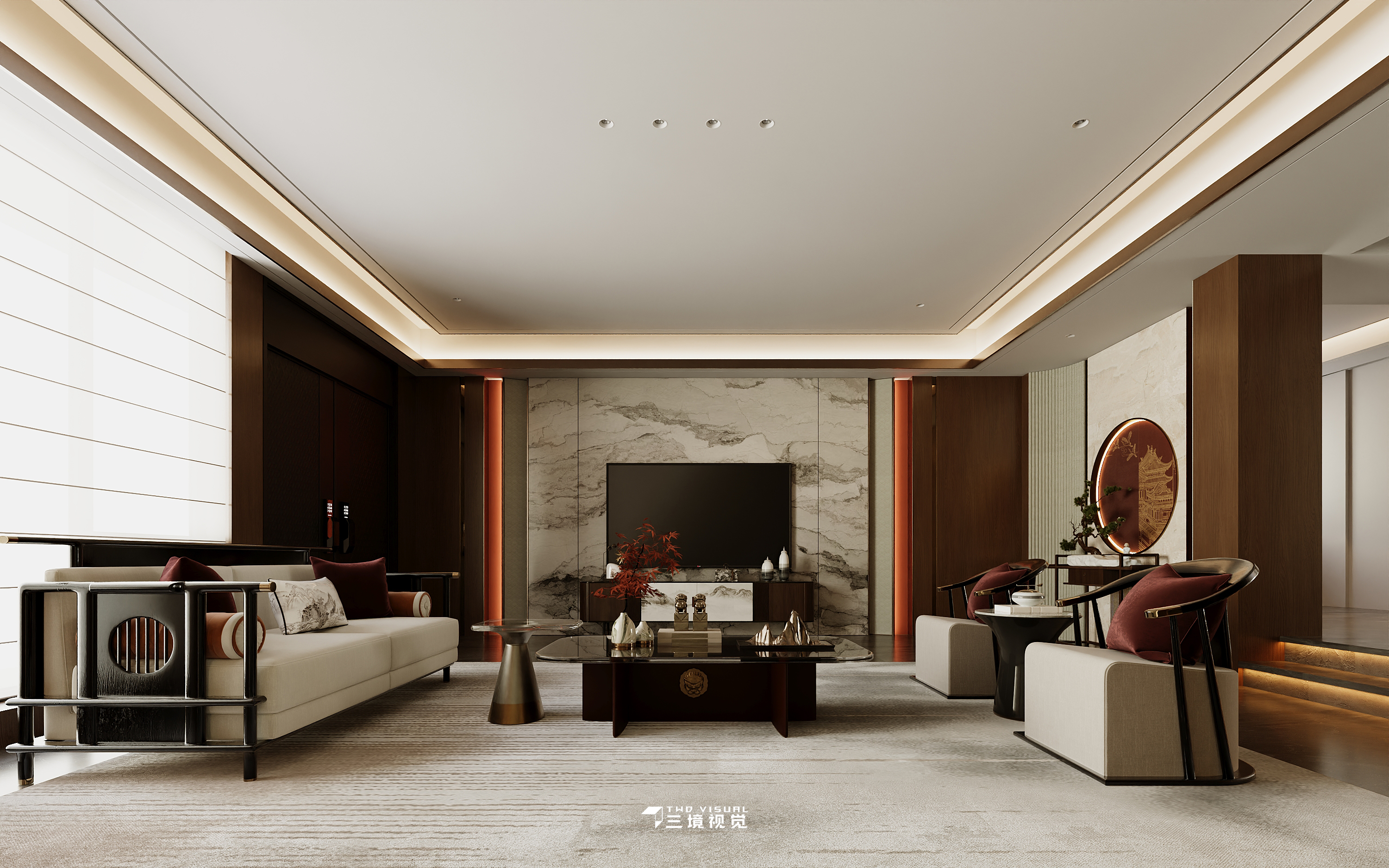 住宅-现代中式排屋-13