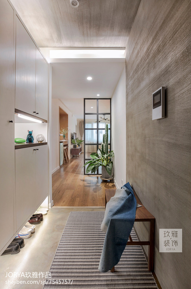 8万元三居80平米装修案例-18