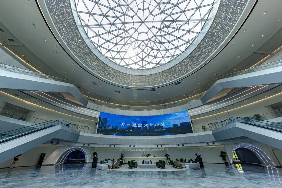 数字产业新地标！中建八局郑州鲲鹏软件小镇项目竣工-43