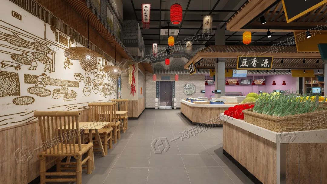 萧山市场案例赏析 | 多彩现代风VS古朴中式风，加速本地商圈升级！-86