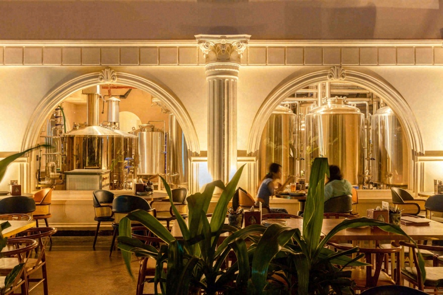 蜡烛啤酒屋丨印度班加罗尔丨Bare Wall Studio-17