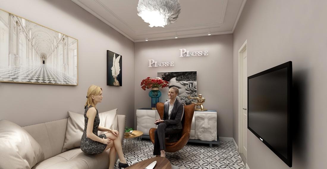 
小型婚礼设计工作室软装方案 -4