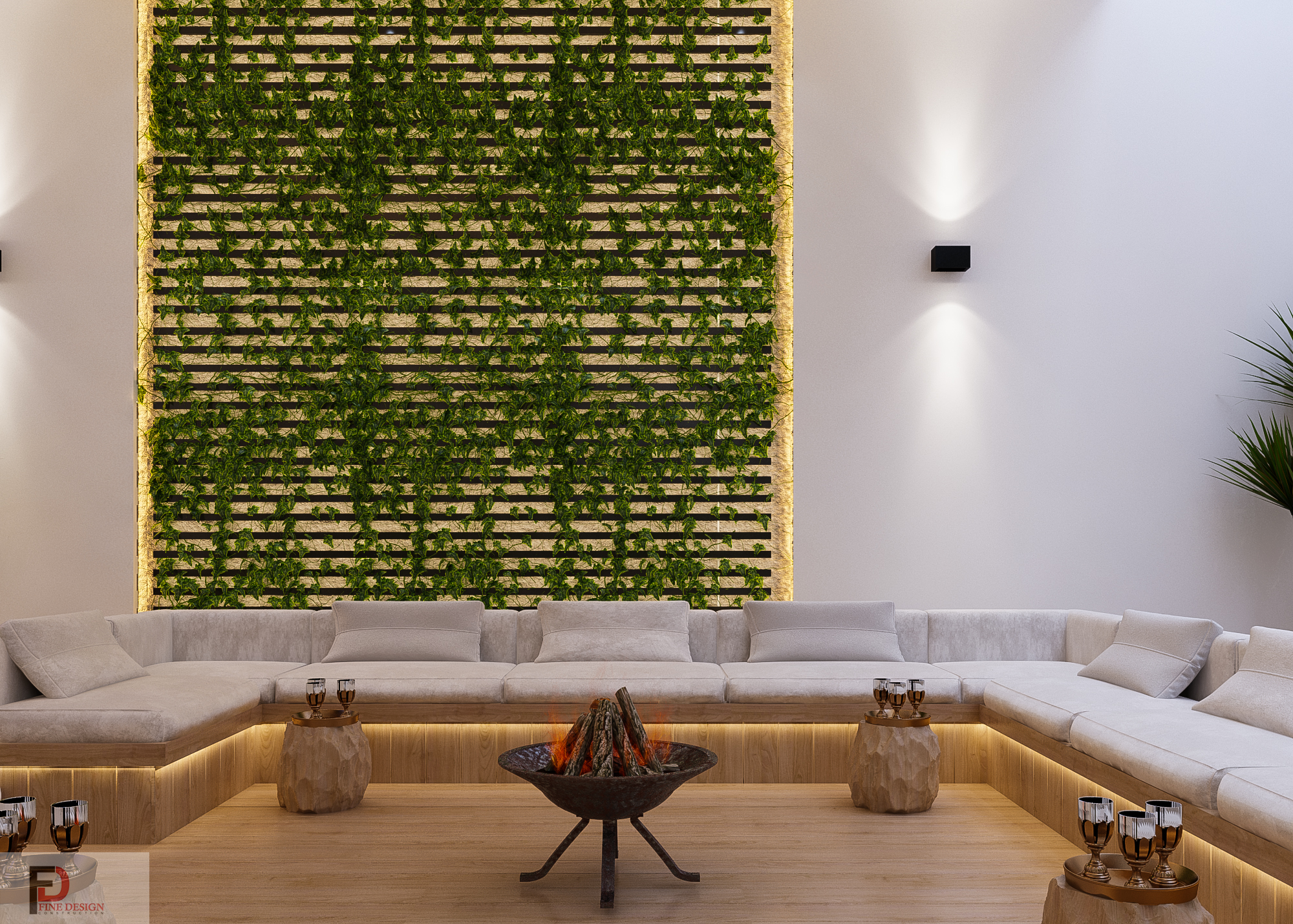 Indoor Small Garden and Living Design-10