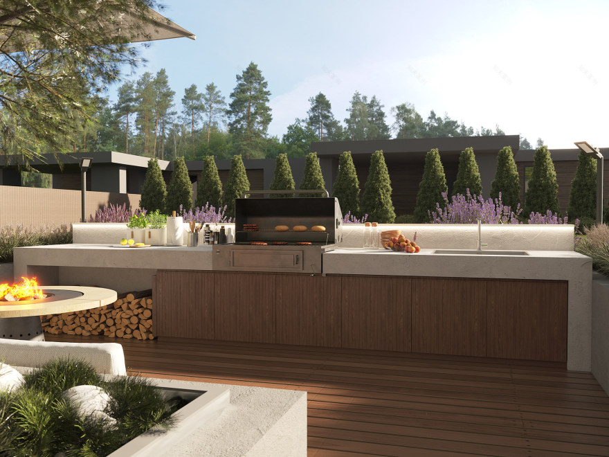 户外休闲区及家庭小屋休闲区丨乌克兰基辅丨Iryna Yaremchuk & Anna Potseluieva-11