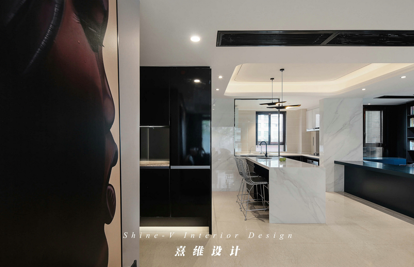 鲁能公馆气质简约之家,设计师巧妙改造精装房-37