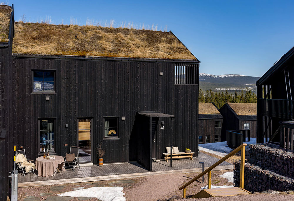 瑞典高山度假公寓 | 木质奢华与自然之美-27