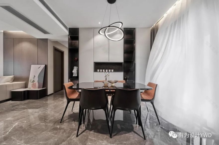 意式轻奢,橙色余晖下的 158㎡大宅设计丨中国佛山丨佛山有为室内设计有限公司-31