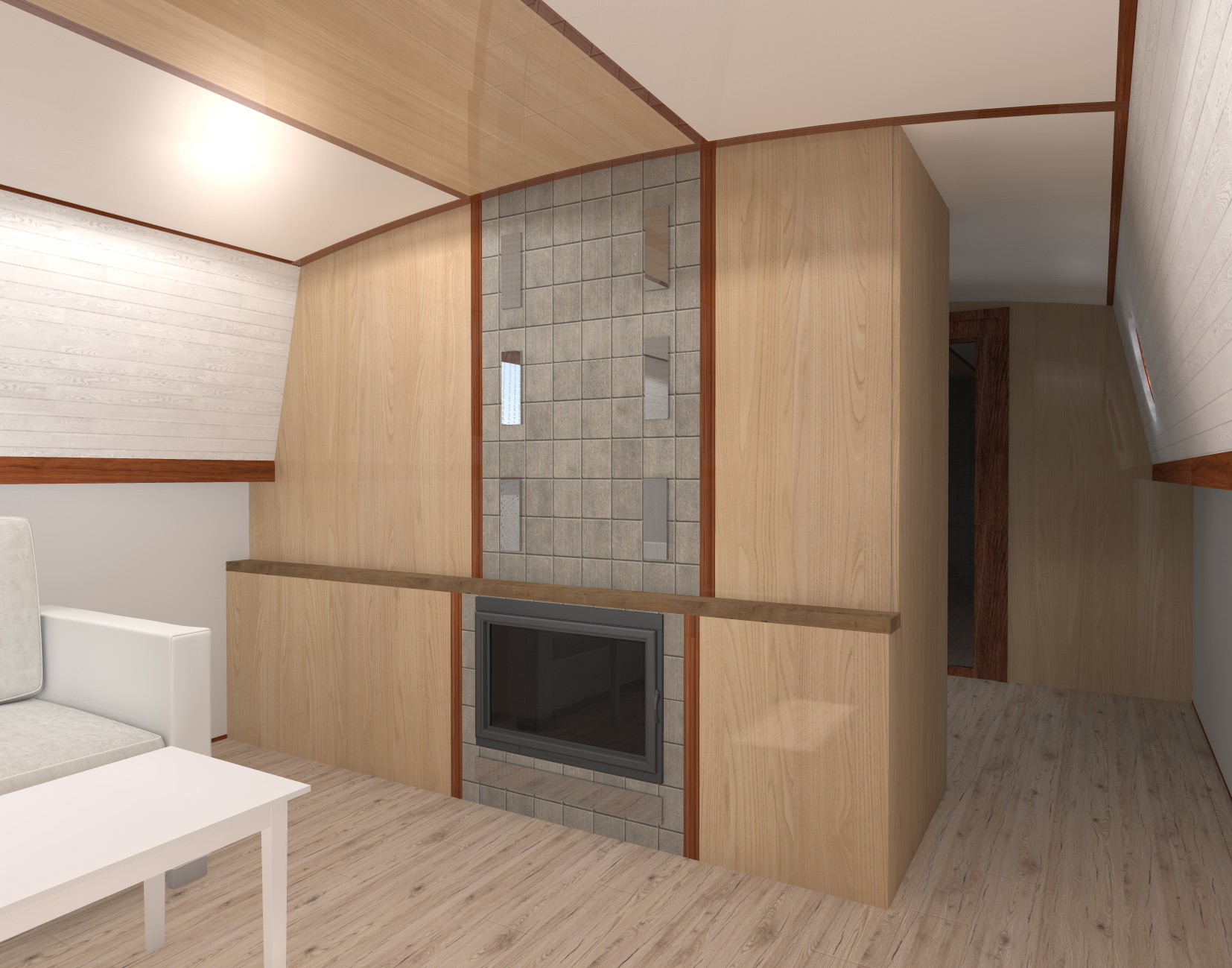 Canal boat Types of fireplace, heat distribution system-1