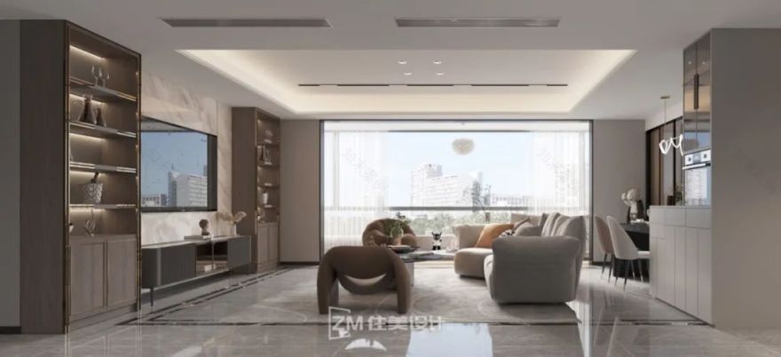 微醺 · 长沙梅溪湖金茂湾家居设计丨中国长沙丨住美设计-18