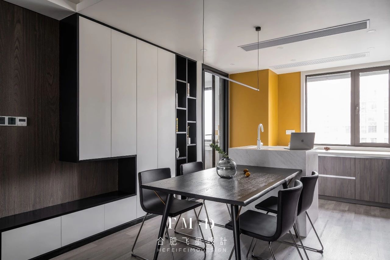 130㎡简约商务风家居,无主灯、中西厨、超级收纳...-41