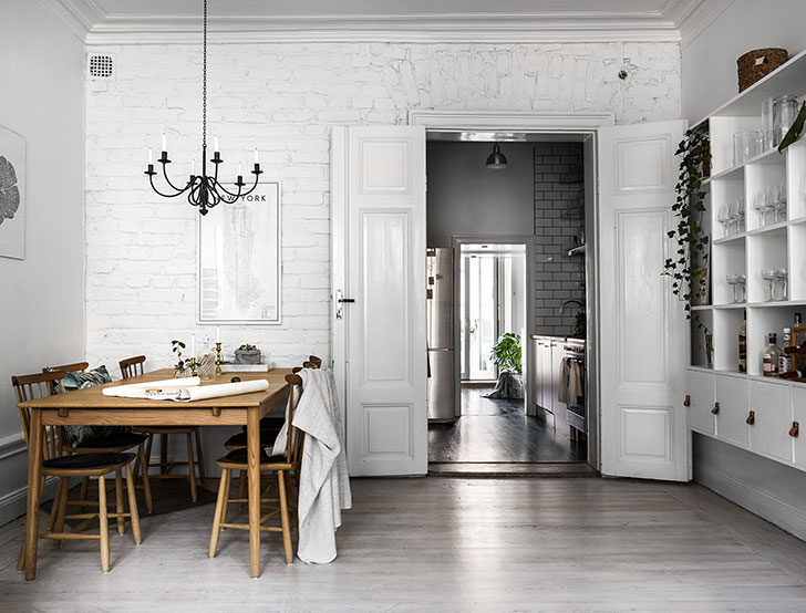 瑞典小公寓的层叠卧室设计-1