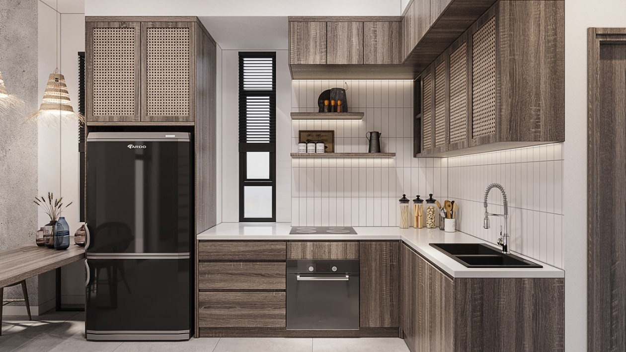 越南女设计师作品--两套不同调性的方案！-1