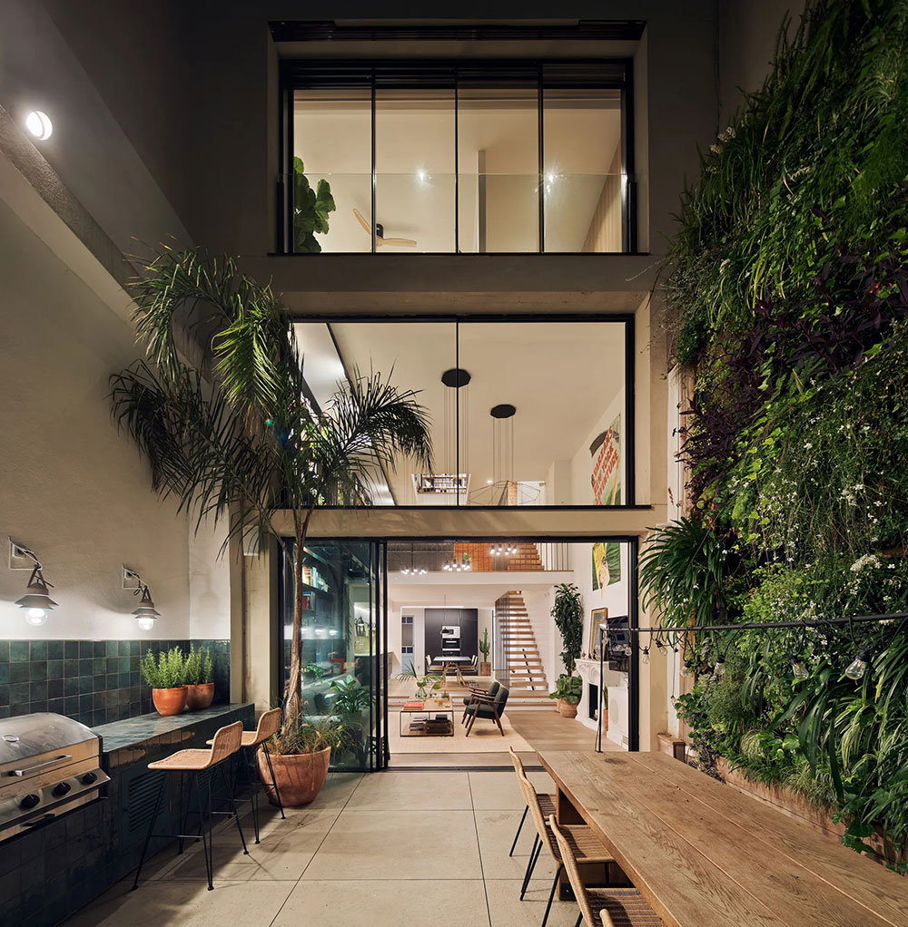 巴塞罗那四层艺术家住所，打造城市中的宁静绿洲-13