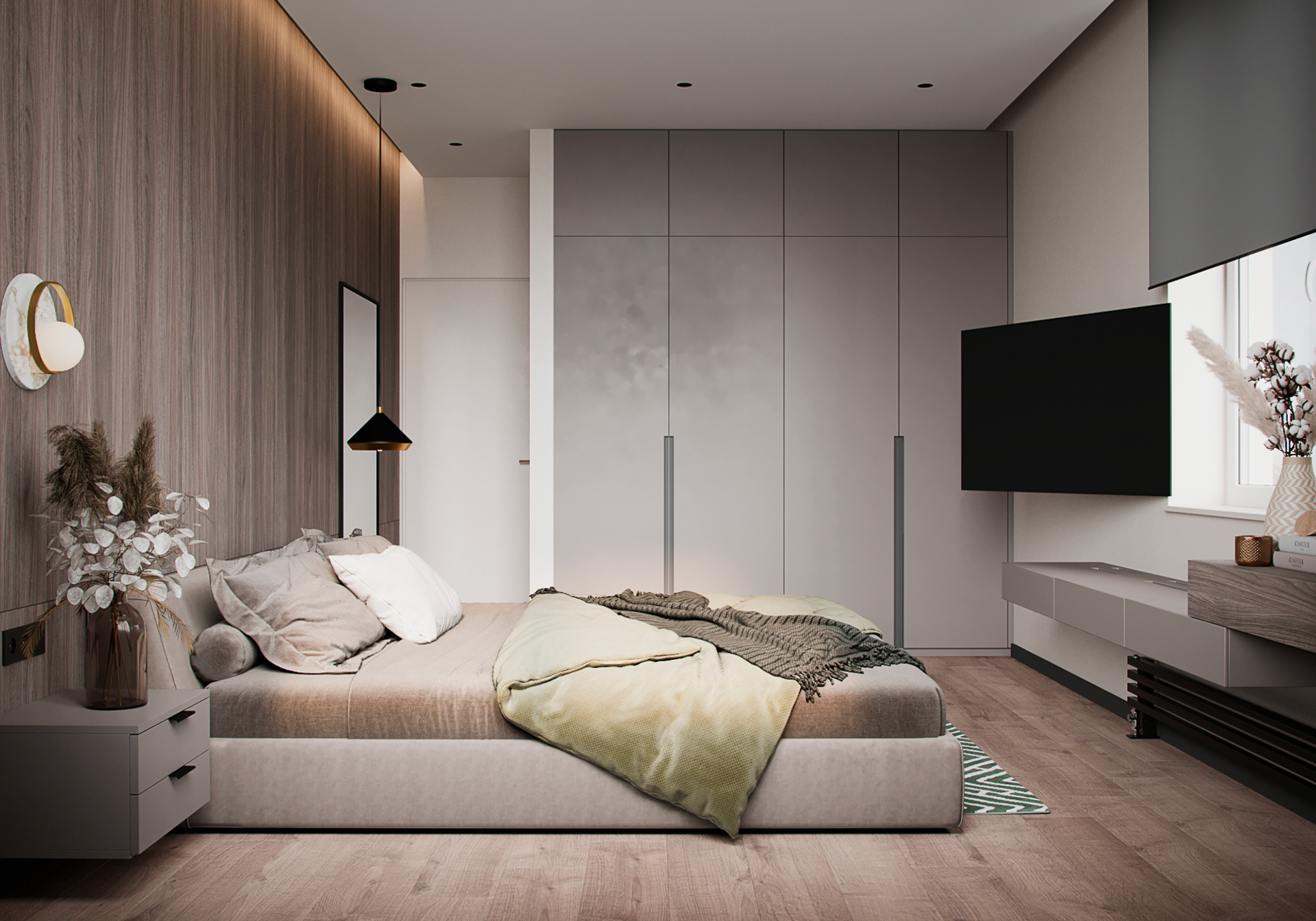 原木与绿色 打造出既清新又舒适空间-10