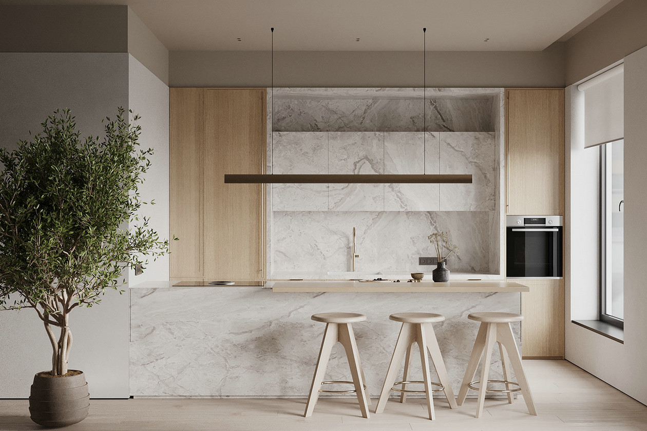 俄罗斯浅色系住宅设计-6