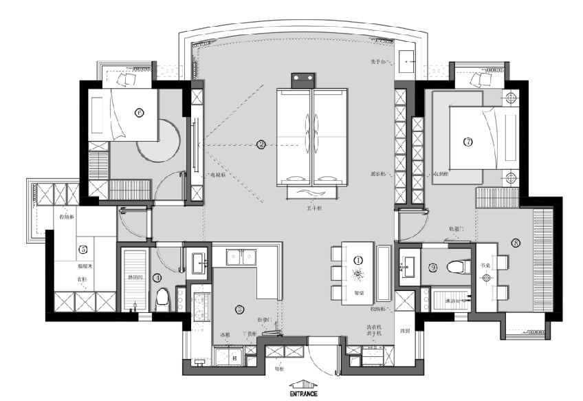 1218设计·法式与美式复古风的梦幻联动丨中国广州丨壹贰壹捌设计事务所-52