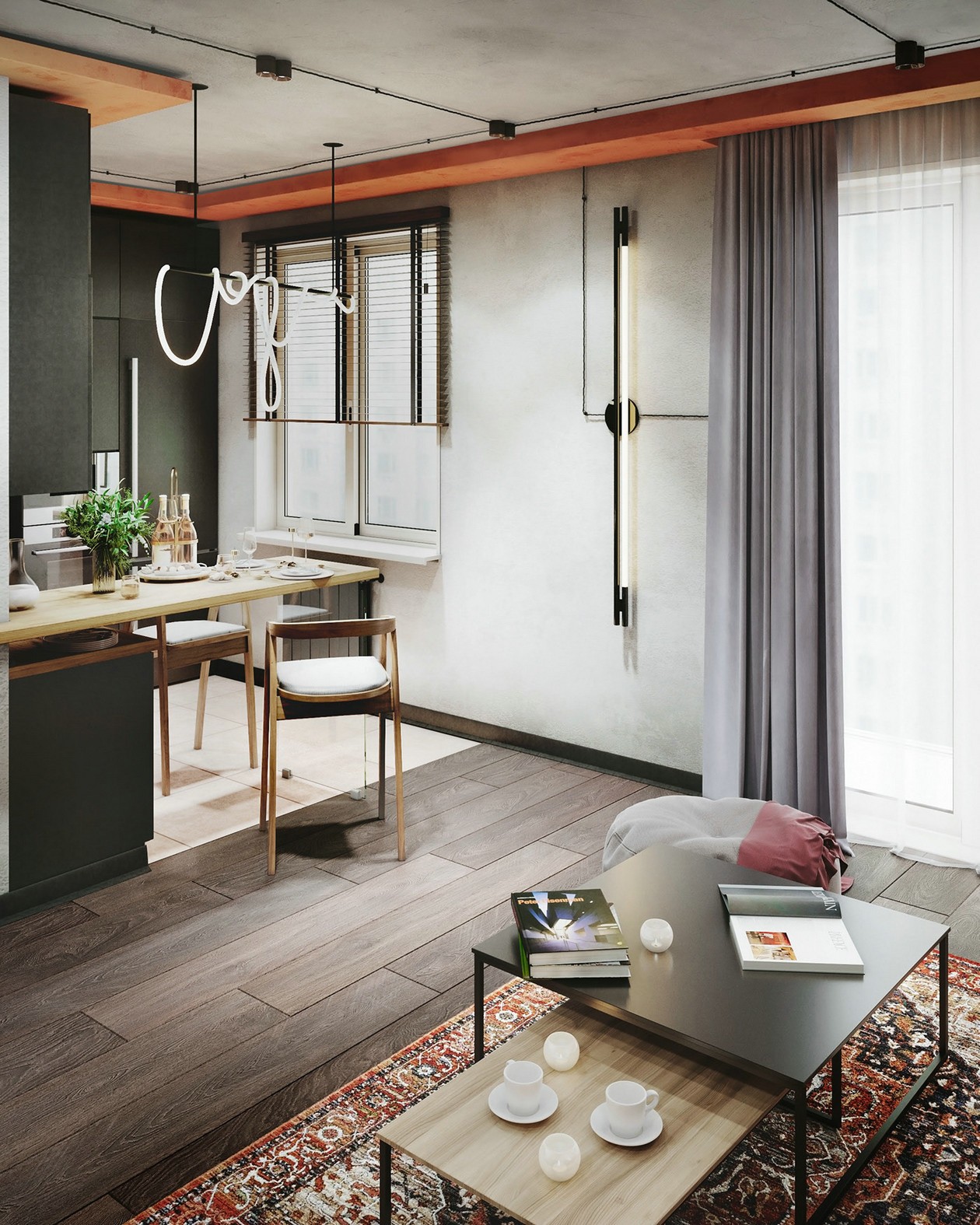 伦敦40平方米。单间公寓-7