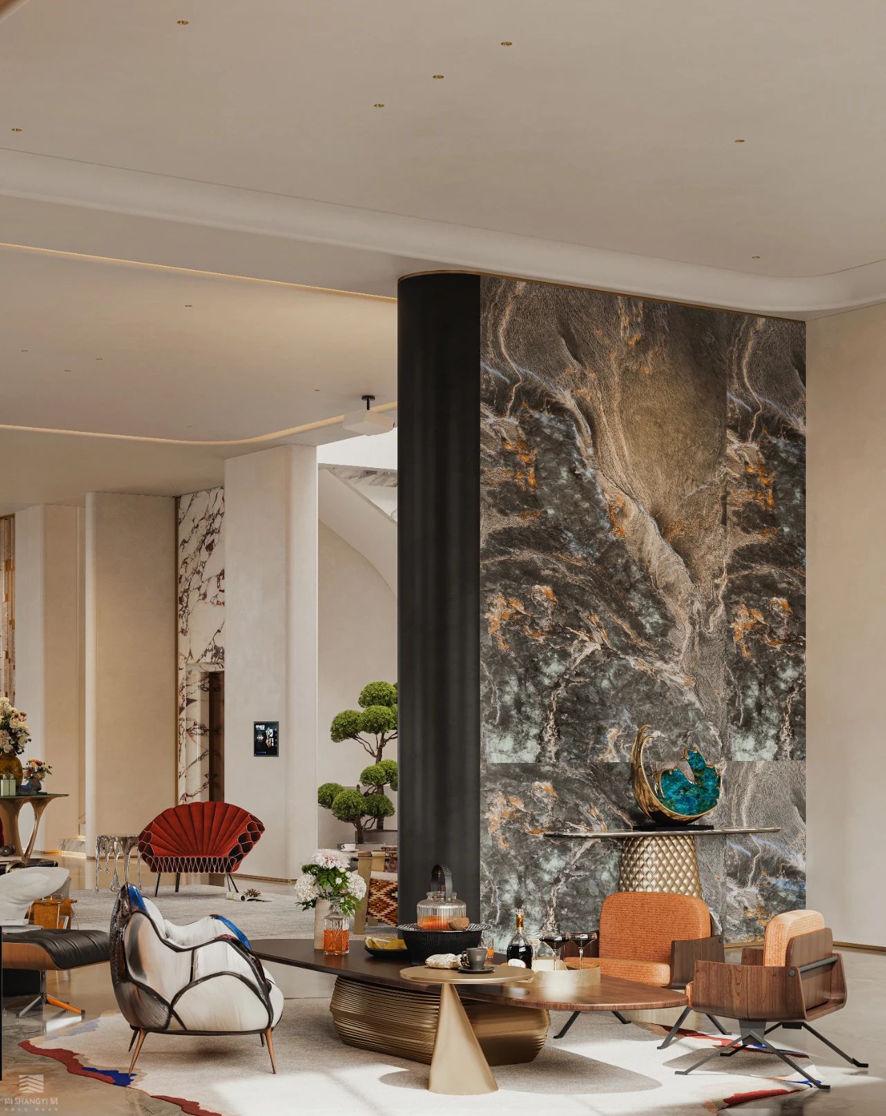 现代自然风别墅-14