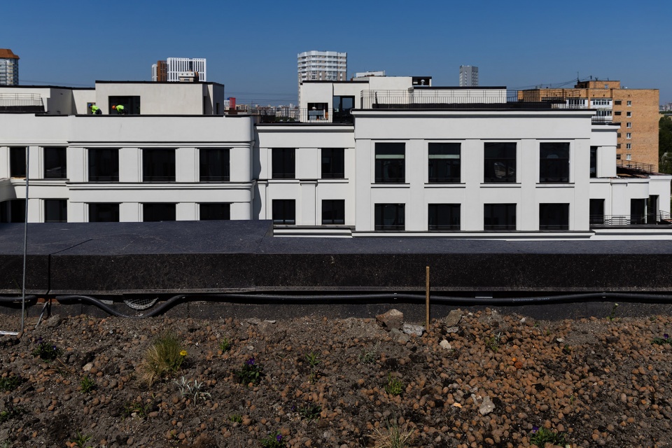 俄罗斯住宅区雨水花园丨Brusnika-28