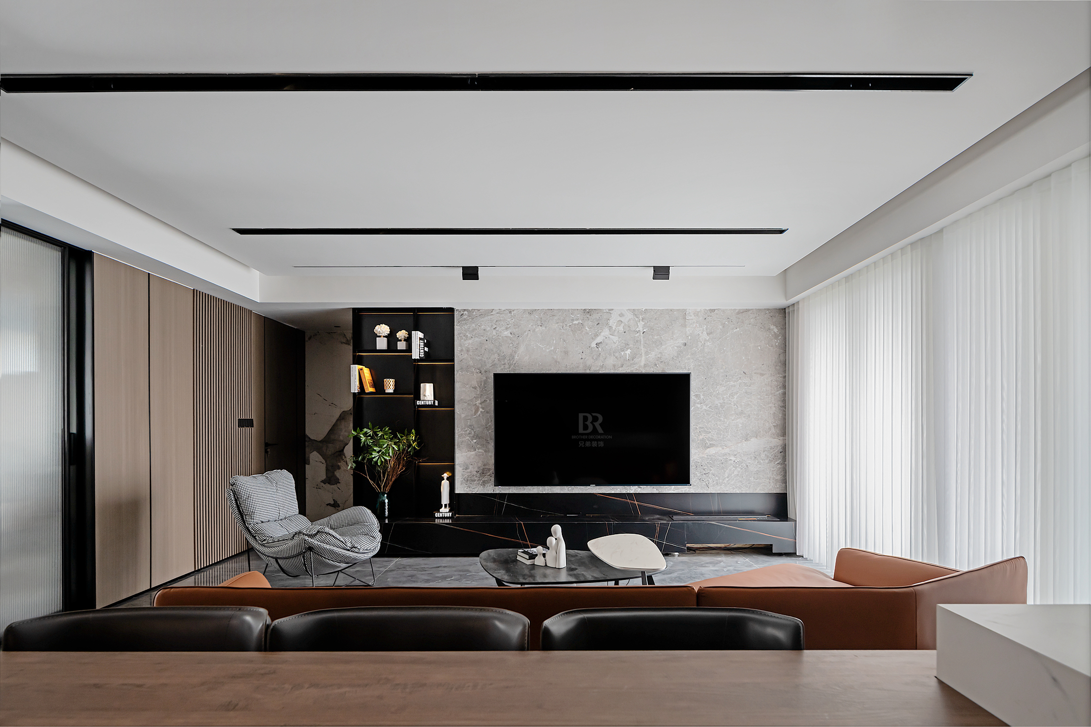 天阅嘉陵 150㎡现代风格家居丨重庆兄弟装饰公司-10