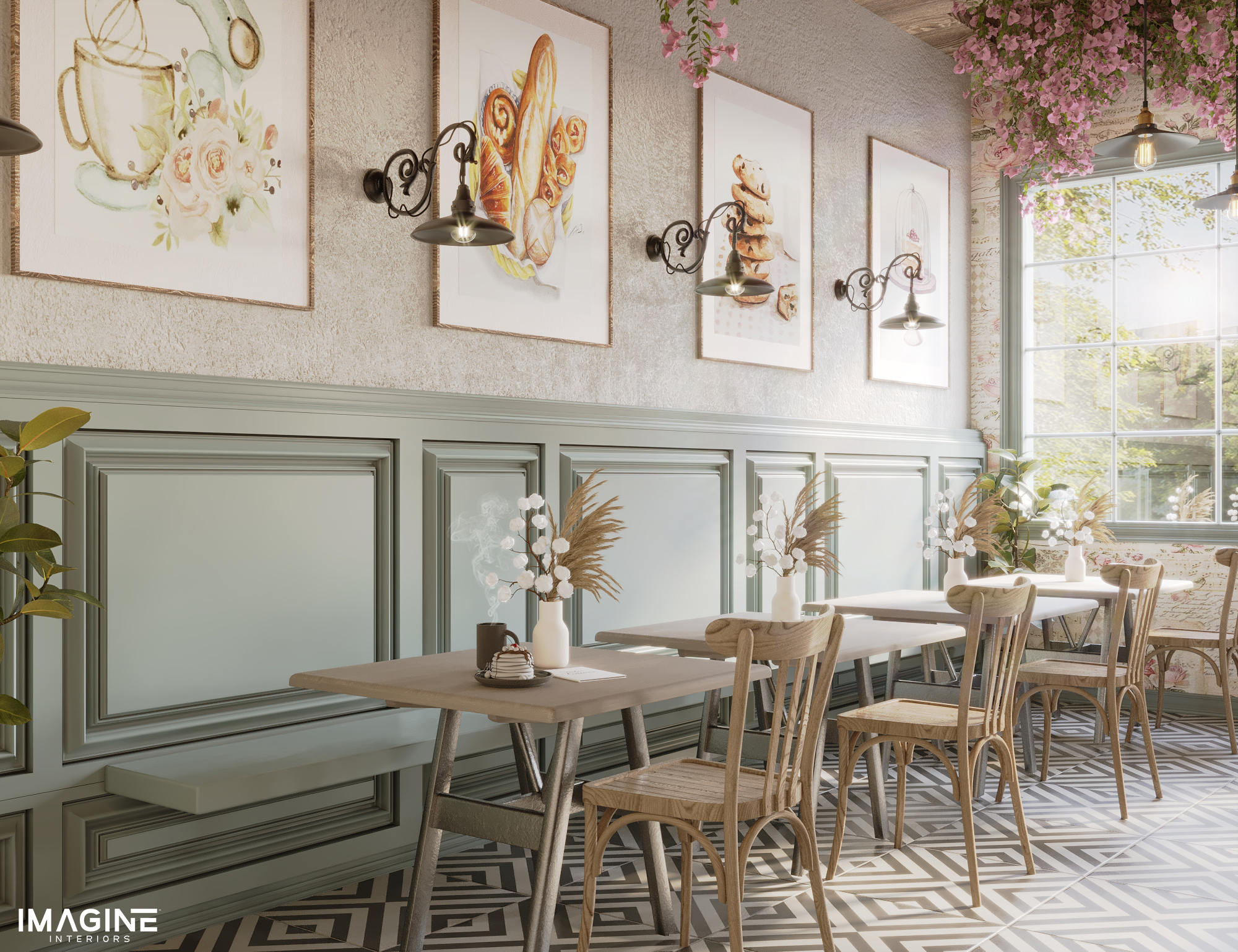 VINTAGE BAKERY 室内设计丨IMAGINE INTERIORS-7