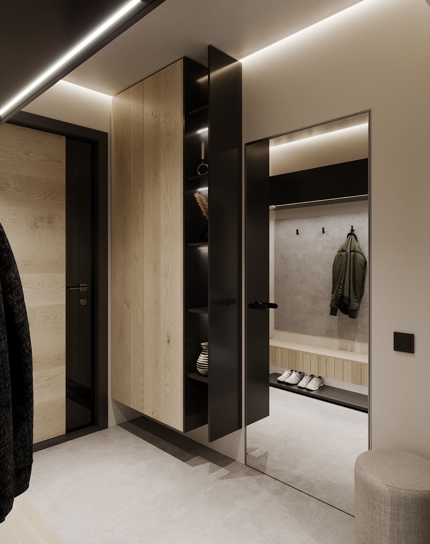 154平带阁楼空间设计 细节丰富！-7