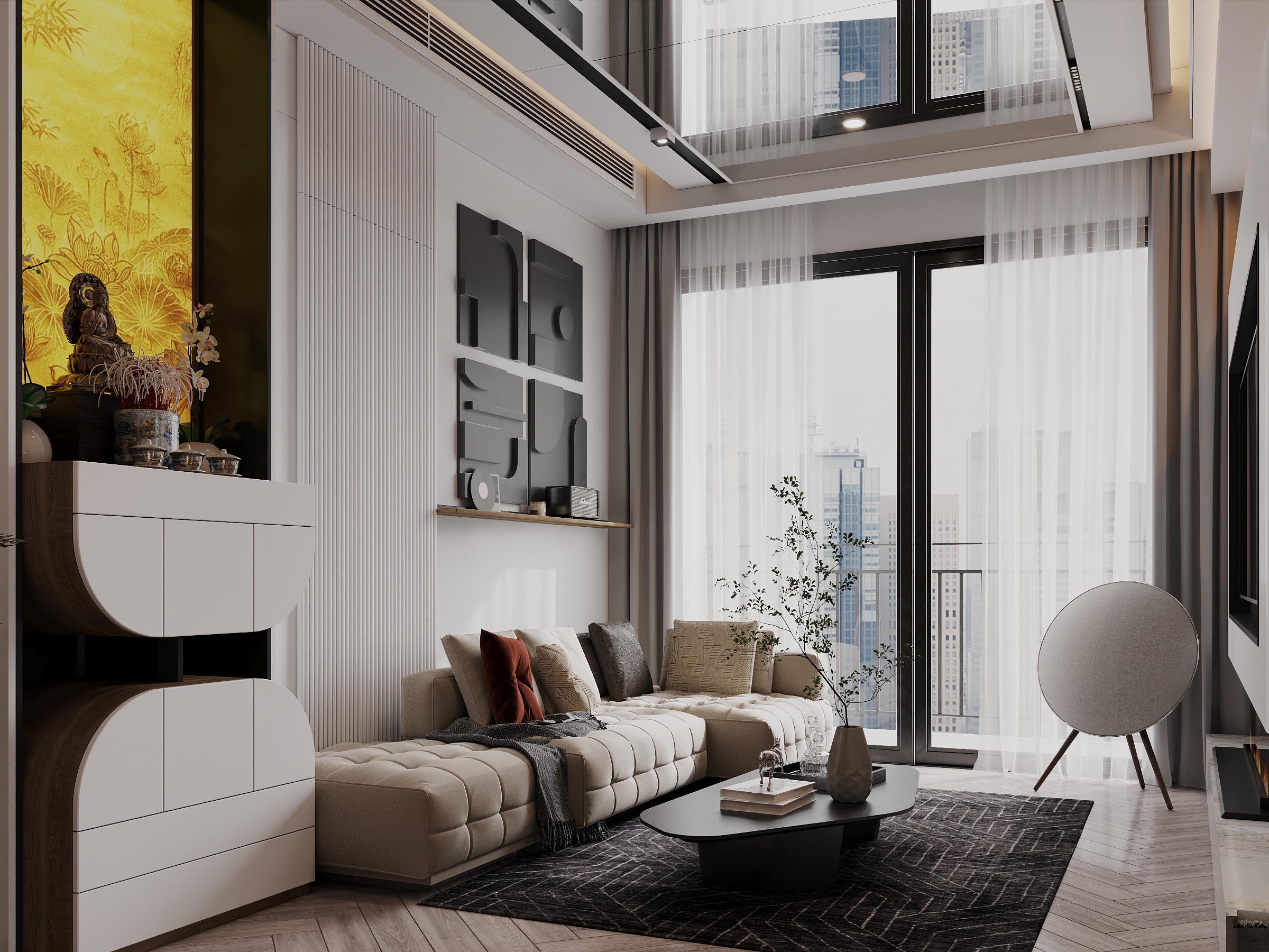 Apartment modern Livingroom 12-4