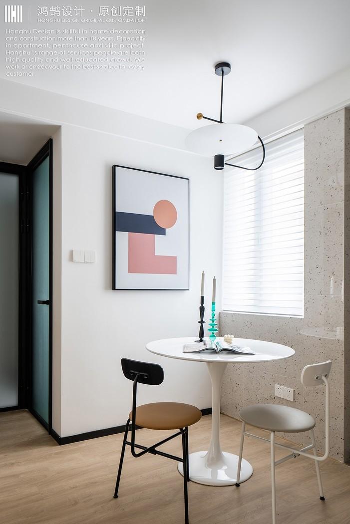 鸿鹄设计上海平层 | 多功能榻榻米书房++ 阳台，美观实用-12