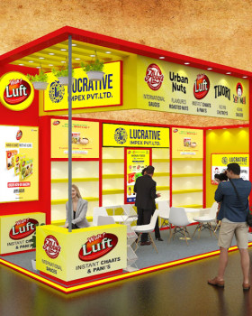 2  Side Open Exhibition Stall Design