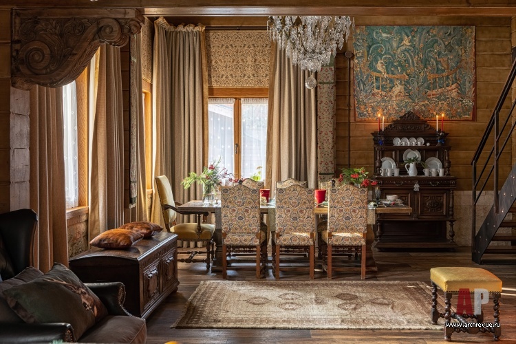 Клязьме的传统风格木屋别墅(未明确,暂以地点和风格概括)-22