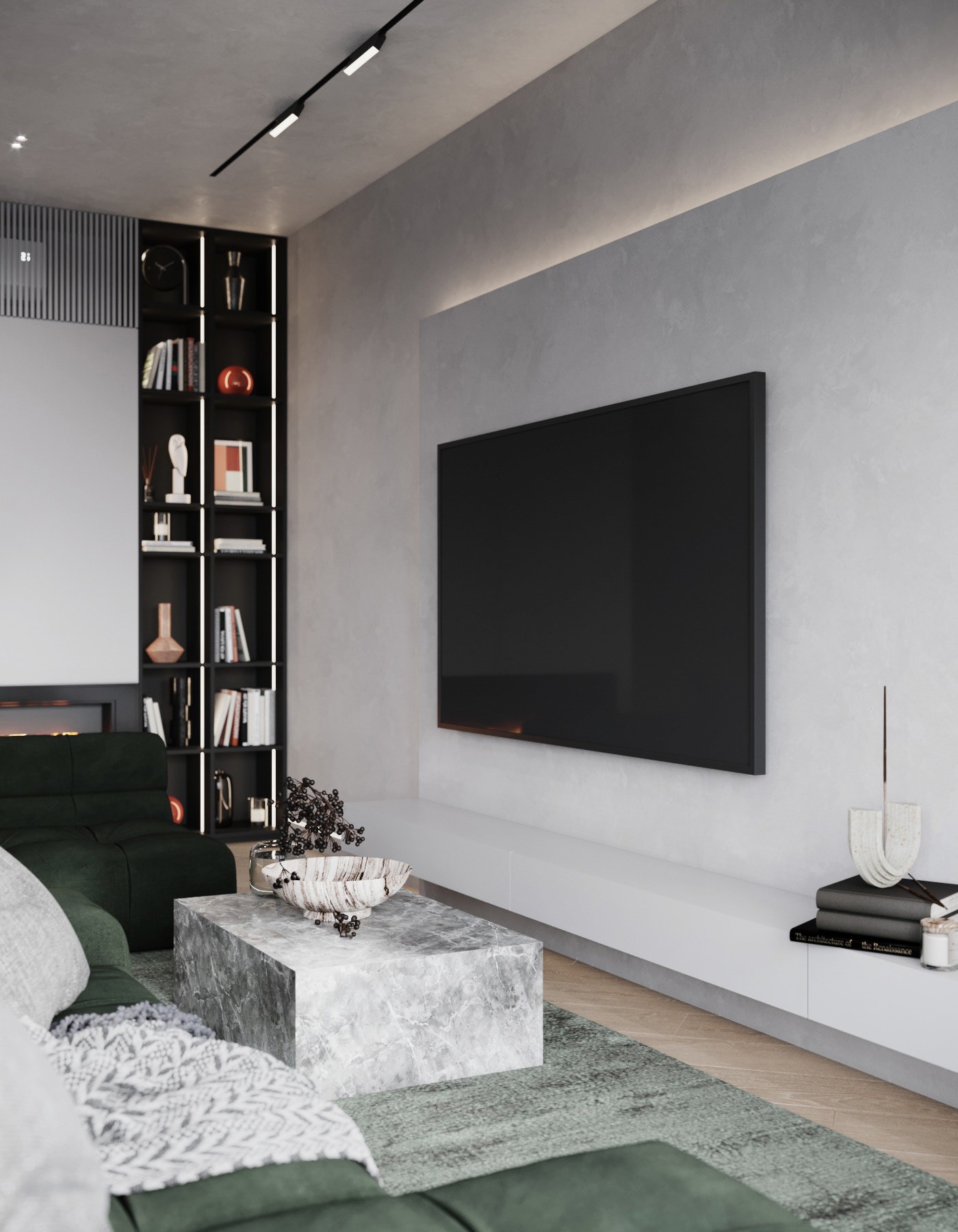 高级灰与绿色 温柔的冷色调 点亮春日-8