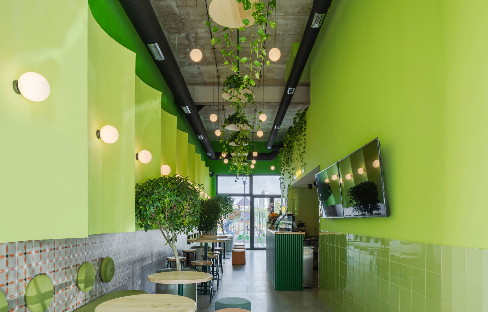 Green&Protein Podgorica 餐饮空间设计丨波德戈里察丨Maden Group-11