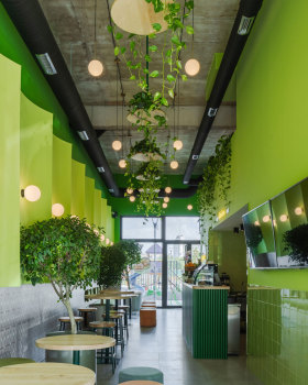 Green&Protein Podgorica 餐饮空间设计丨波德戈里察丨Maden Group
