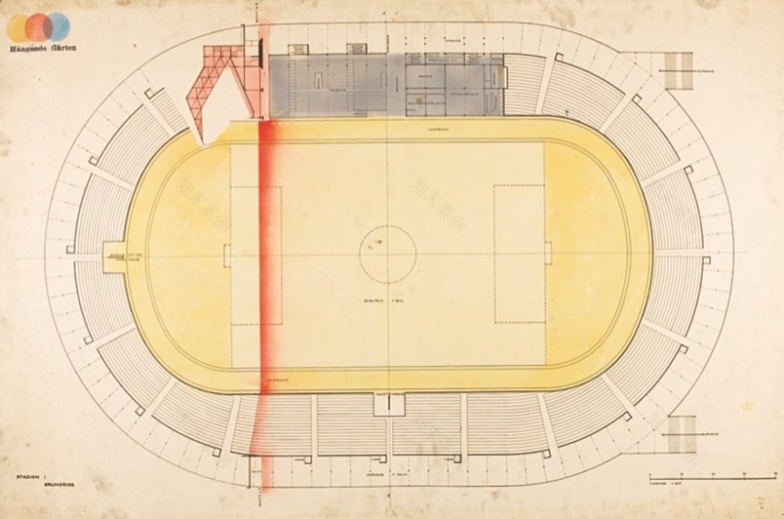 哈雷市城市皇冠设计方案(“悬挂花园”)丨德国哈雷丨沃尔特·格罗皮乌斯及其团队-38