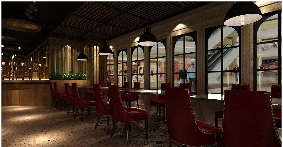 万骏设计/ 茉莉融合餐厅-4