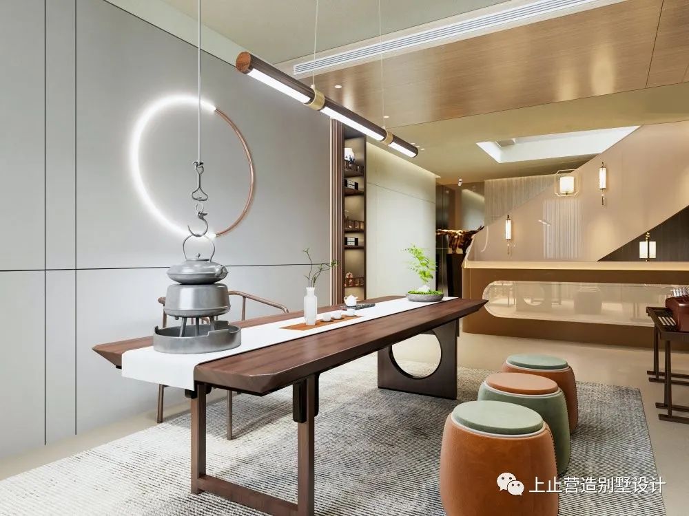 长春岳麓山侘寂风家居设计丨中国长春丨上止营造别墅设计-10