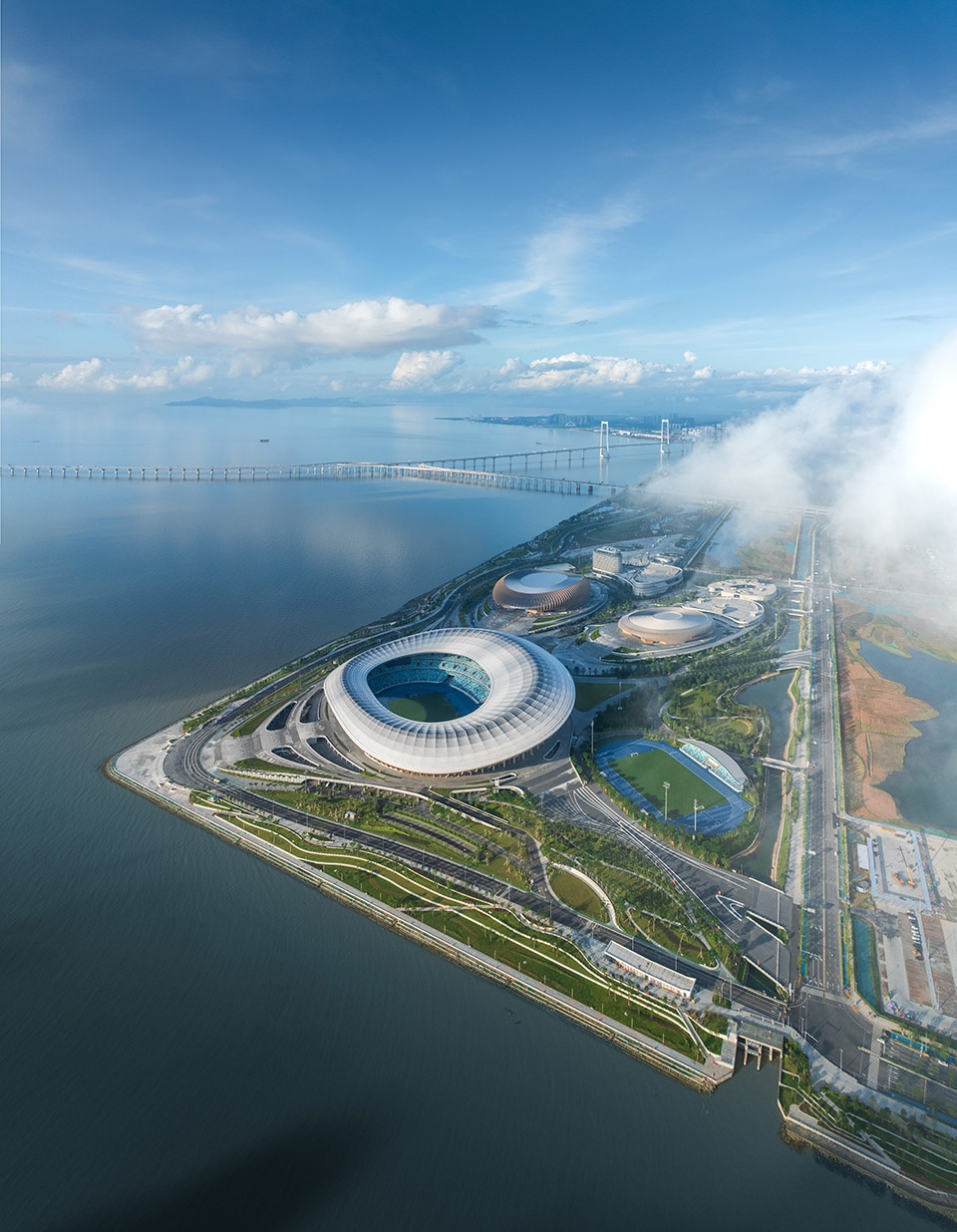 大湾区体育中心丨中国广州丨扎哈·哈迪德建筑事务所,广东省建筑设计研究院-8