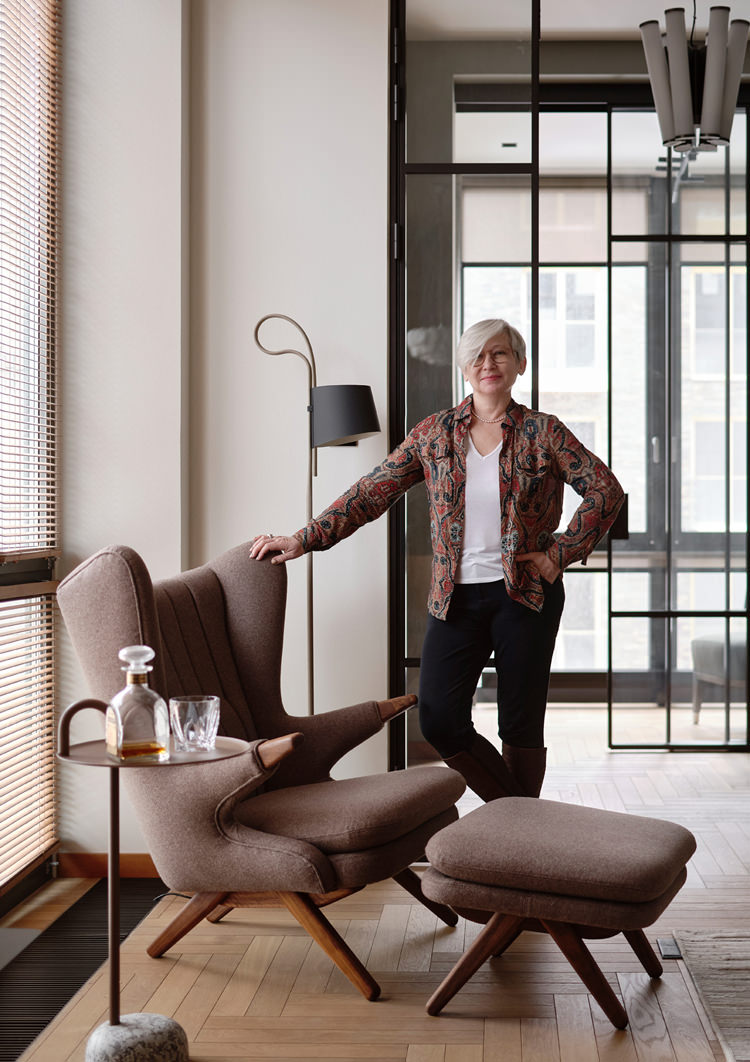 莫斯科家庭公寓设计（含独立卧室）丨俄罗斯莫斯科丨Анастасия Стенберг（阿纳斯塔西娅·斯滕贝格）-10