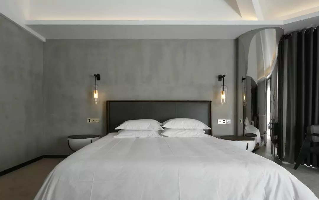 泰山脚下蓝莲花,现代艺术精品酒店设计-40