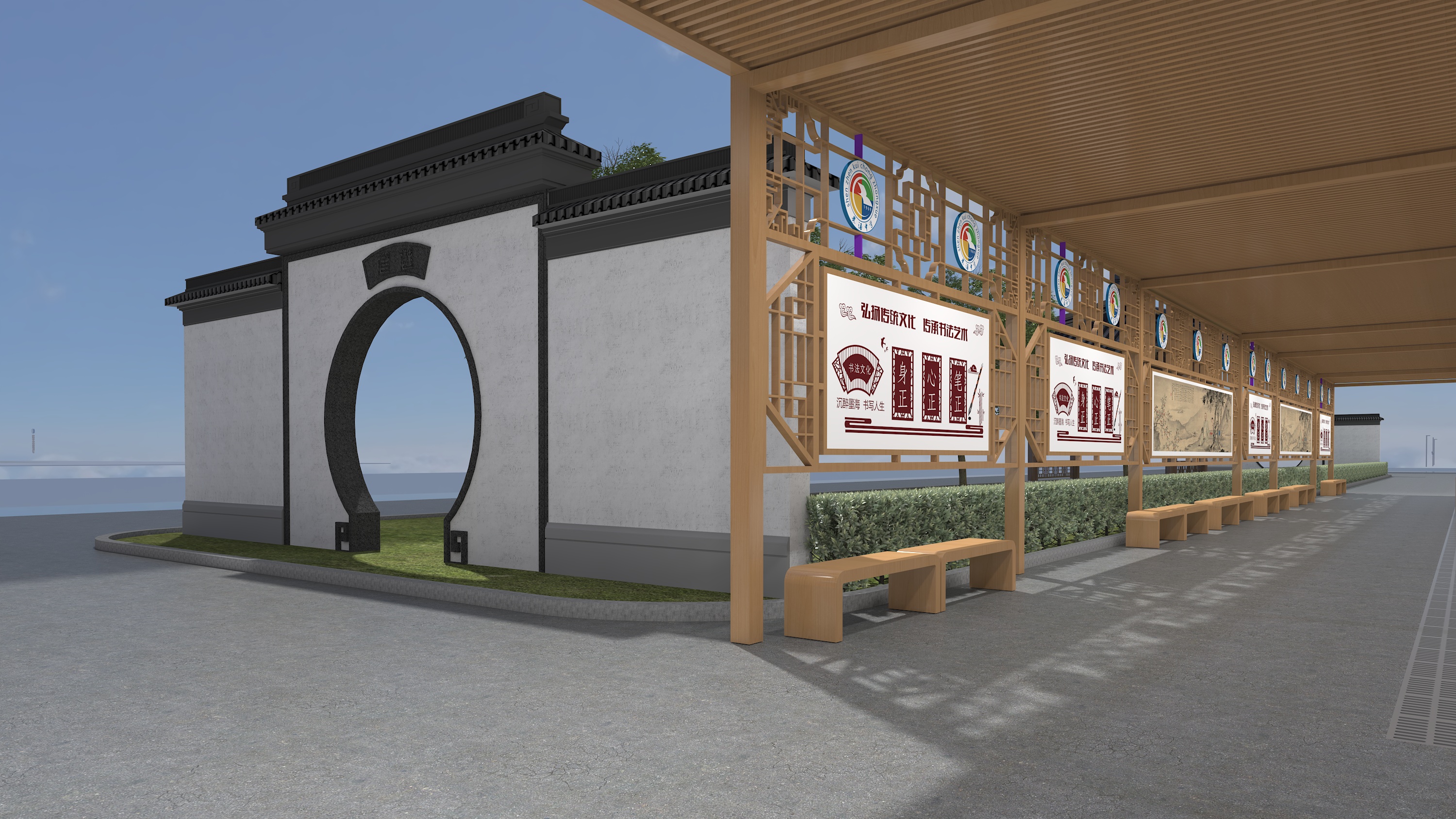 某校艺术长廊设计-7